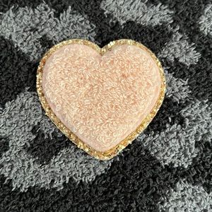 Stoney Clover Lane SPARKLING CIDER Glitter Heart Patch